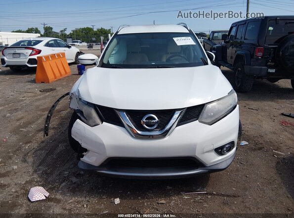 KNMAT2MT0GP664165 2016 NISSAN ROGUE Cream Առջևի վահանակի տեսք