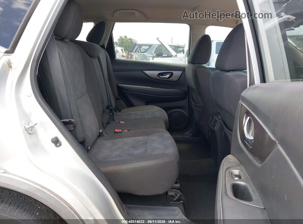 KNMAT2MT0GP666627 2016 NISSAN ROGUE Silver Widok naklejki z numerem VIN