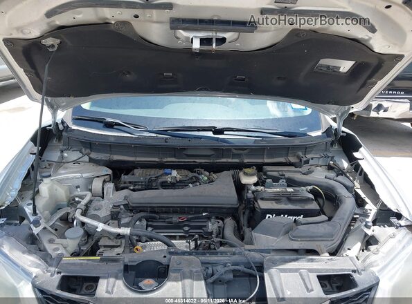 KNMAT2MT0GP666627 2016 NISSAN ROGUE Silver Widok z tyłu