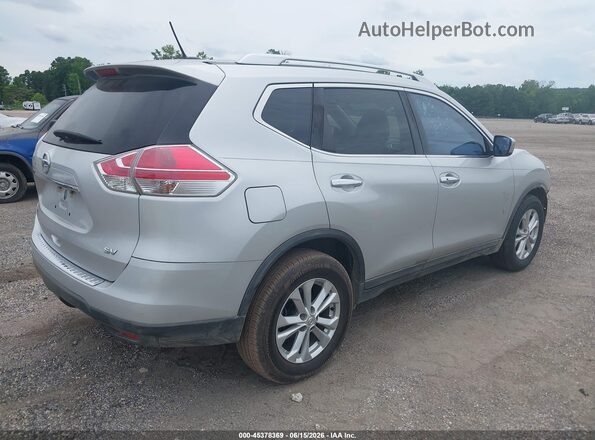 KNMAT2MT0GP684884 2016 NISSAN ROGUE Silver უკანა მარჯვენა