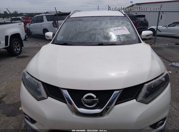 KNMAT2MT0GP737843 2016 NISSAN ROGUE White Դիմացի տեսք