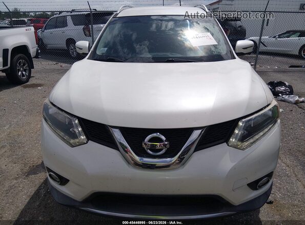 KNMAT2MT0GP737843 2016 NISSAN ROGUE White Սարքավորումների վահանակի տեսք