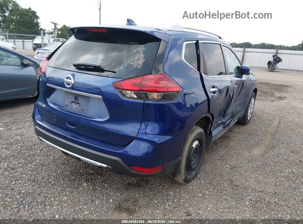 KNMAT2MT0HP595205 2017 NISSAN ROGUE Blue Tył prawy