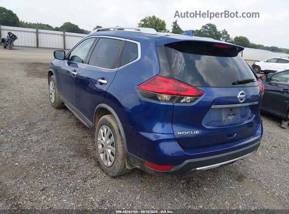 KNMAT2MT0HP595205 2017 NISSAN ROGUE Blue Tył lewy