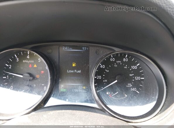 KNMAT2MT0HP595205 2017 NISSAN ROGUE Blue Widok tylnych siedzeń