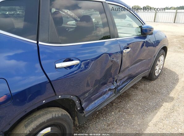 KNMAT2MT0HP595205 2017 NISSAN ROGUE Blue Widok z przodu