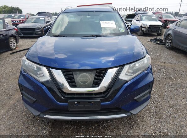 KNMAT2MT0HP595205 2017 NISSAN ROGUE Blue Widok zestawu wskaźników