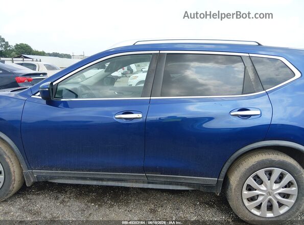 KNMAT2MT0HP595205 2017 NISSAN ROGUE Blue Widok wnętrza 360 stopni