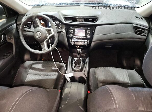 KNMAT2MT0HP613377 2017 NISSAN ROGUE Gray Dashboard view
