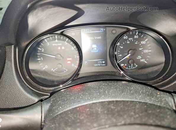 KNMAT2MT0HP613377 2017 NISSAN ROGUE Gray Instrument cluster view