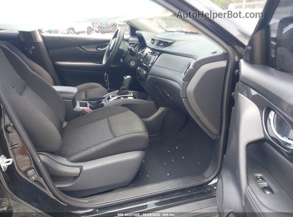 KNMAT2MT0JP562789 2018 NISSAN ROGUE Black Front interior view