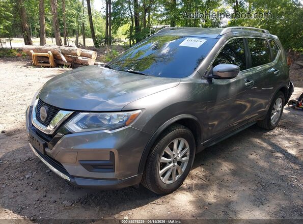 KNMAT2MT0KP504781 2019 NISSAN ROGUE Gray Առջևի ձախ երեք քառորդ տեսարան