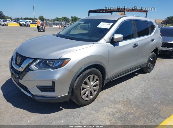 KNMAT2MT0KP560137 2019 NISSAN ROGUE Gray წინა მარცხენა ხედი სამი მეოთხედიდან