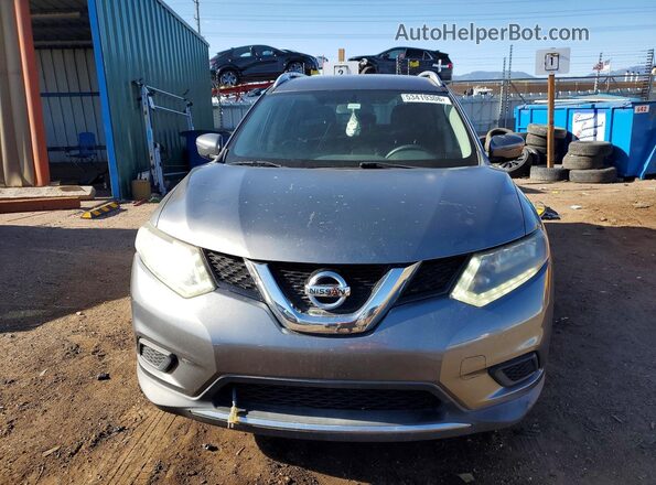 KNMAT2MT1GP637802 2016 NISSAN ROGUE Charcoal Vista frontal