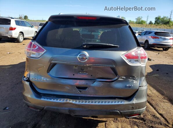 KNMAT2MT1GP637802 2016 NISSAN ROGUE Charcoal Vista trasera