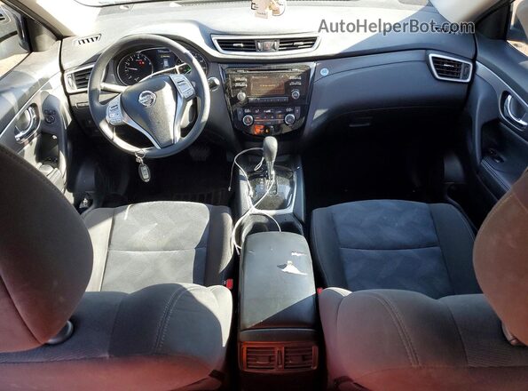 KNMAT2MT1GP637802 2016 NISSAN ROGUE Charcoal Vista del salpicadero
