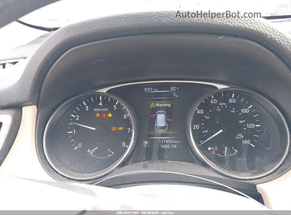 KNMAT2MT1GP641333 2016 NISSAN ROGUE Black Вид задніх сидінь
