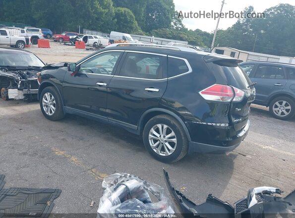 KNMAT2MT1GP641333 2016 NISSAN ROGUE Black Задня ліва чверть