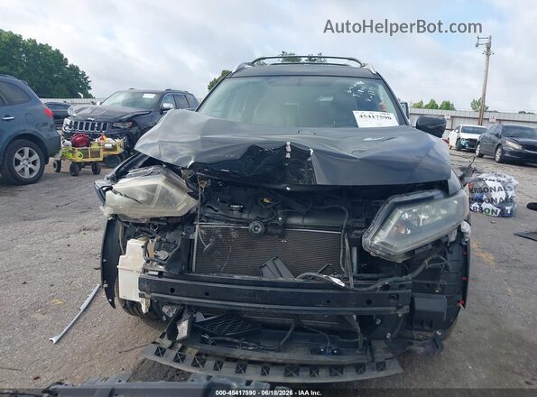 KNMAT2MT1GP641333 2016 NISSAN ROGUE Black Вид задньої частини салону