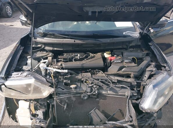 KNMAT2MT1GP641333 2016 NISSAN ROGUE Black Вид ззаду