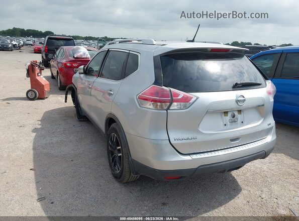 KNMAT2MT1GP668967 2016 NISSAN ROGUE Silver Задня ліва чверть