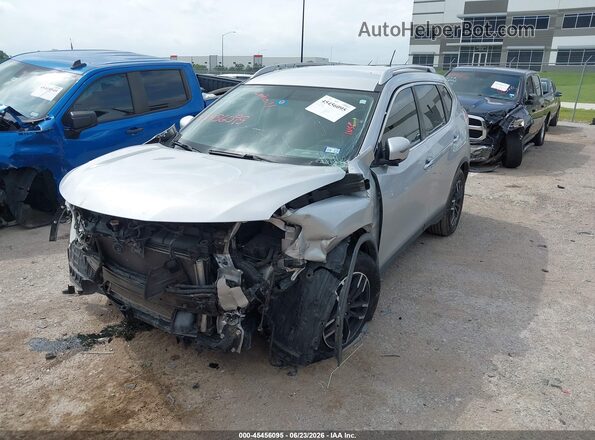 KNMAT2MT1GP668967 2016 NISSAN ROGUE Silver Передня ліва чверть