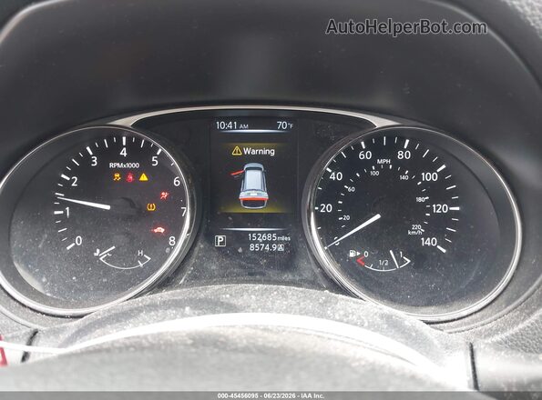 KNMAT2MT1GP668967 2016 NISSAN ROGUE Silver Вид задніх сидінь