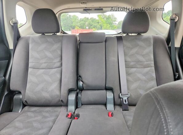 KNMAT2MT1GP671187 2016 NISSAN ROGUE Black Rear seats view