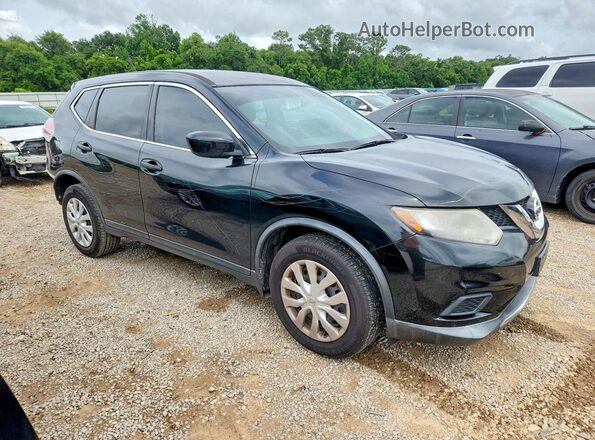 KNMAT2MT1GP671187 2016 NISSAN ROGUE Black Front right