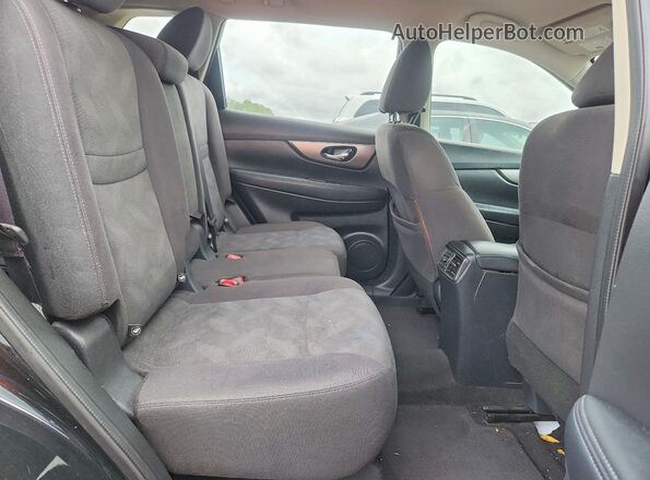 KNMAT2MT1GP671187 2016 NISSAN ROGUE Black Rear interior view