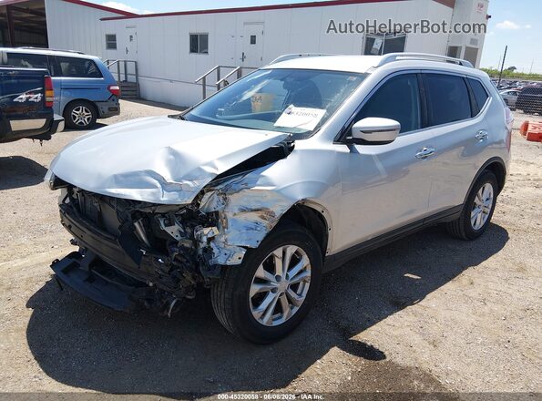 KNMAT2MT1GP718153 2016 NISSAN ROGUE Silver Przód lewy