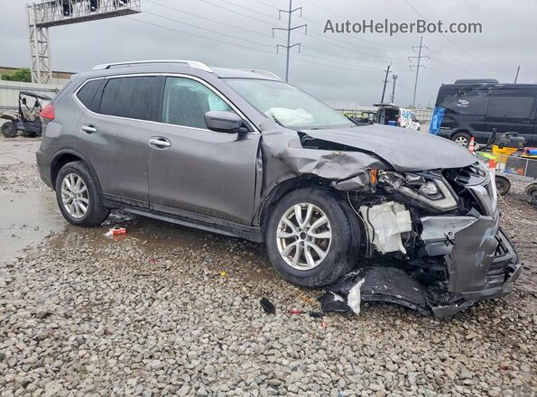 KNMAT2MT1HP595147 2017 NISSAN ROGUE Gray Передня права чверть
