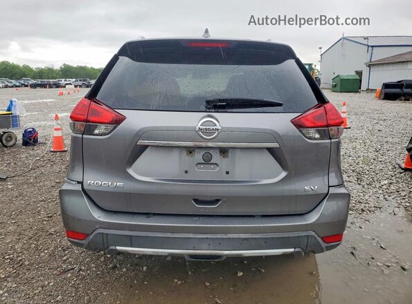 KNMAT2MT1HP595147 2017 NISSAN ROGUE Gray Вид ззаду