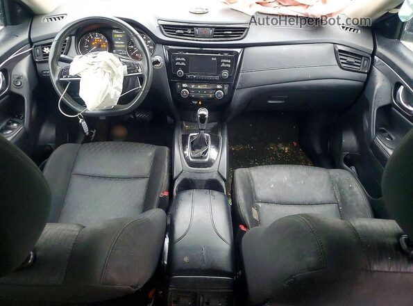 KNMAT2MT1HP595147 2017 NISSAN ROGUE Gray Вид панелі приладів