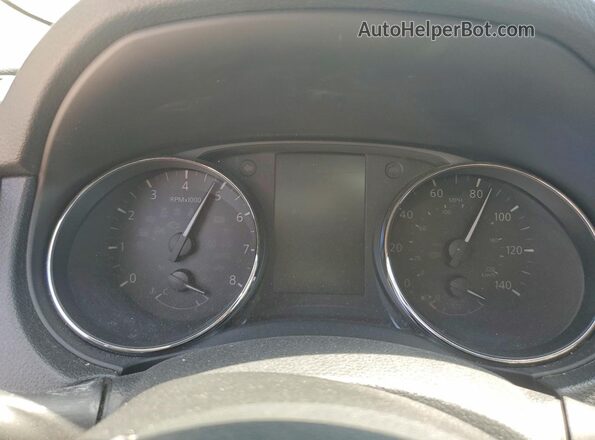 KNMAT2MT1JP553325 2018 NISSAN ROGUE White Instrument cluster view