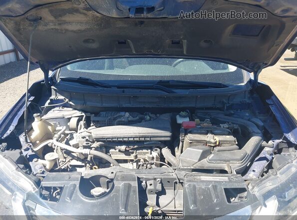 KNMAT2MT1JP564759 2018 NISSAN ROGUE Blue Вид ззаду