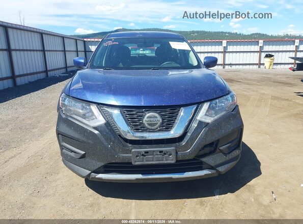 KNMAT2MT1JP564759 2018 NISSAN ROGUE Blue Вид щитка приладів