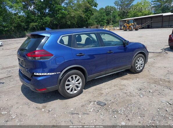KNMAT2MT1JP599107 2018 NISSAN ROGUE Blue უკანა მარჯვენა