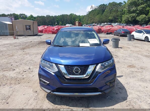KNMAT2MT1JP599107 2018 NISSAN ROGUE Blue ხელსაწყოთა პანელის ხედი