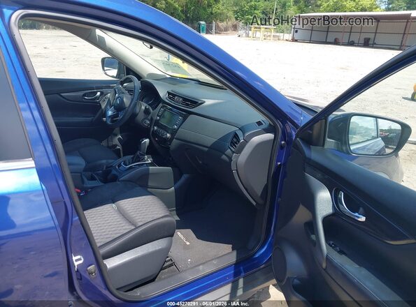 KNMAT2MT1JP599107 2018 NISSAN ROGUE Blue წინა სალონის ხედი