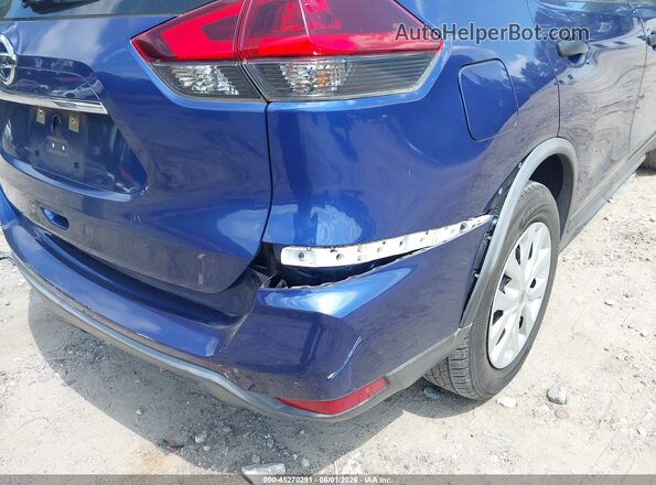 KNMAT2MT1JP599107 2018 NISSAN ROGUE Blue წინა ხედი