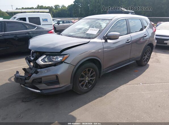 KNMAT2MT1JP613619 2018 NISSAN ROGUE Серый Передняя левая четверть