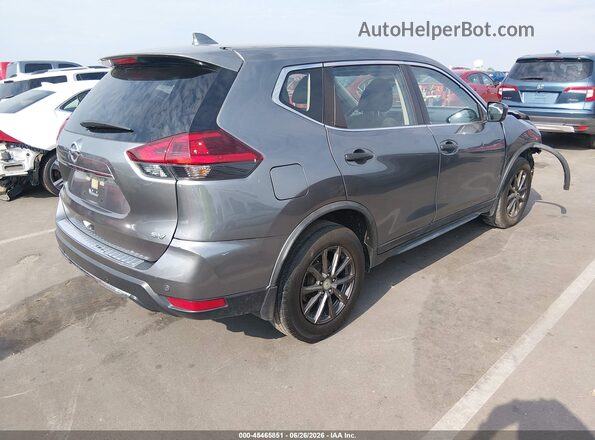 KNMAT2MT1JP613619 2018 NISSAN ROGUE Серый Задняя правая четверть