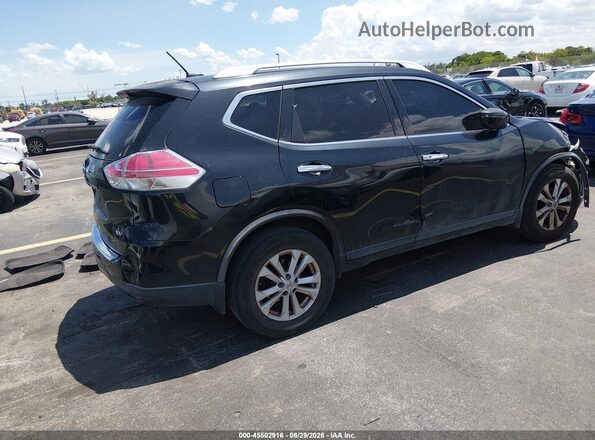 KNMAT2MT2GP639719 2016 NISSAN ROGUE Black Հետևի աջ