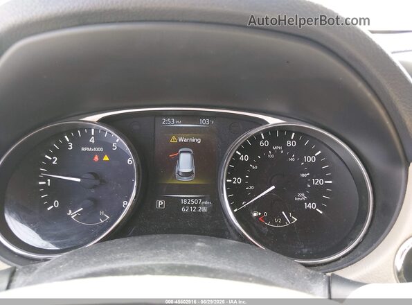 KNMAT2MT2GP639719 2016 NISSAN ROGUE Black Հետևի նստատեղերի տեսք