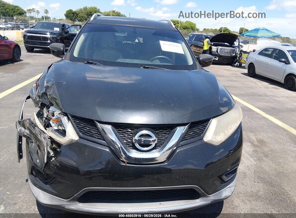 KNMAT2MT2GP639719 2016 NISSAN ROGUE Black Սարքավորումների վահանակի տեսք