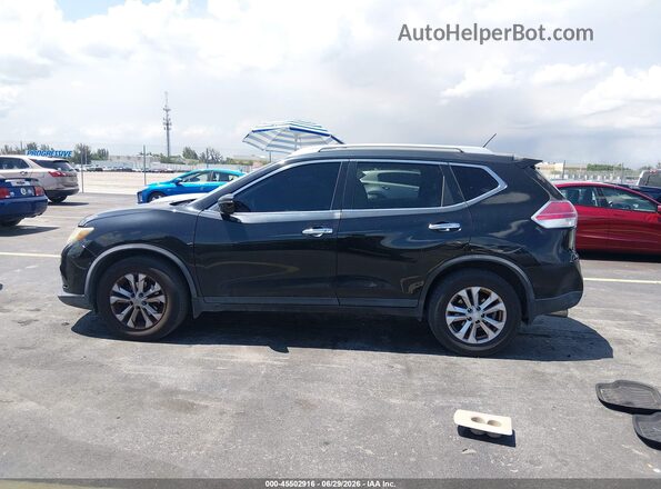 KNMAT2MT2GP639719 2016 NISSAN ROGUE Black Սալոնի 360 աստիճան տեսք