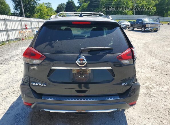 KNMAT2MT2HP501101 2017 NISSAN ROGUE Black Вид ззаду