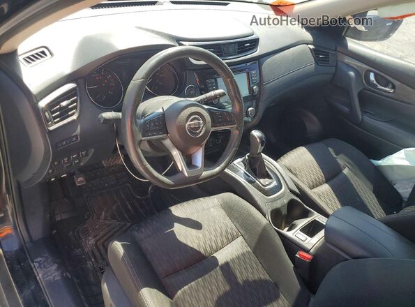 KNMAT2MT2HP501101 2017 NISSAN ROGUE Black Вид панелі приладів