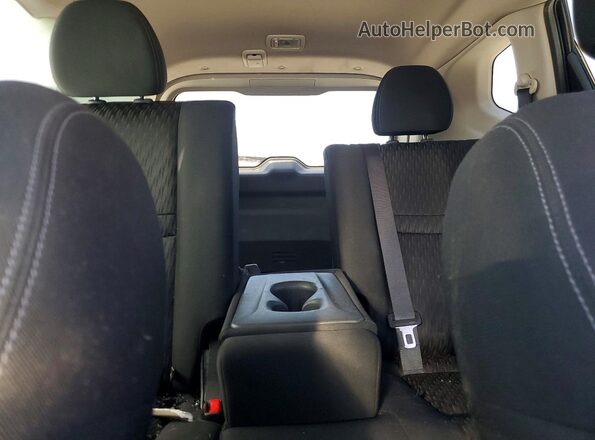 KNMAT2MT2HP501101 2017 NISSAN ROGUE Black Вид задніх сидінь